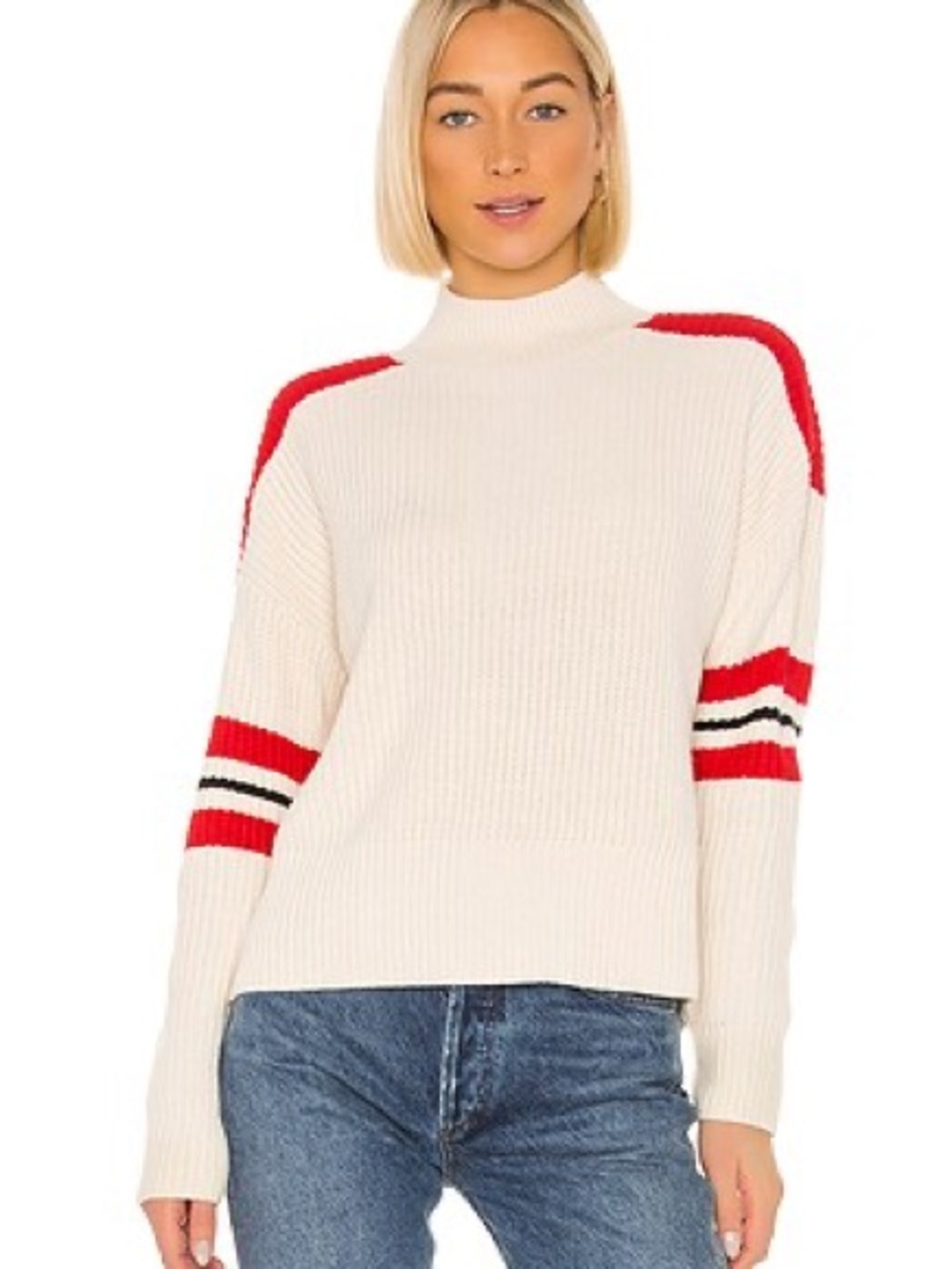 Sanctuary Speedway Sweater in Moonstone Party Red - Small (S)